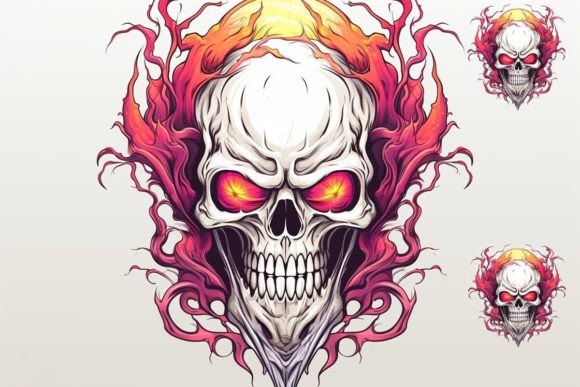 Download Skull Drawings Gothic Design - Premium Bundle