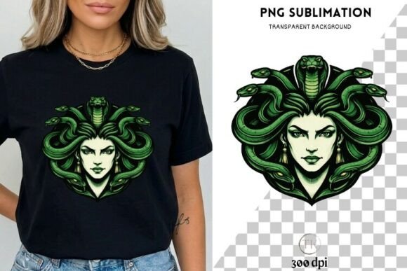 Download Medusa PNG | Snake Woman Gothic Design - Premium Resources