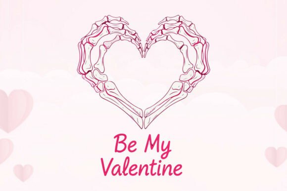 Download Be My Valentine Gothic Design Tee - Premium Resources